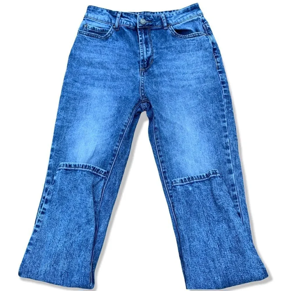 Versace V 1969 Italia Abbligiamento Sportivo jeans acid wash busted knee